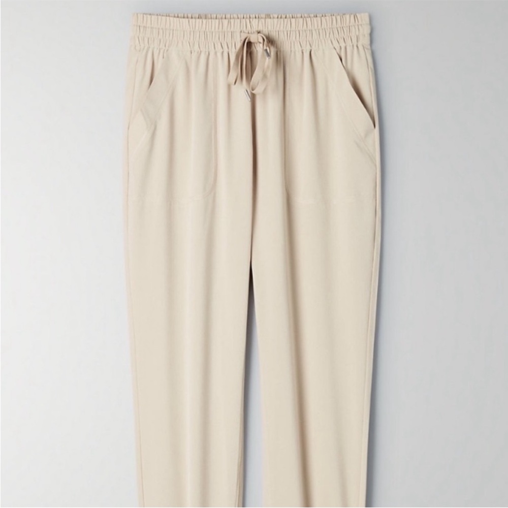 Tna Athletics TnaMOVE Speed Jogger Joggers Cream Lightweight Pant Womens Medium